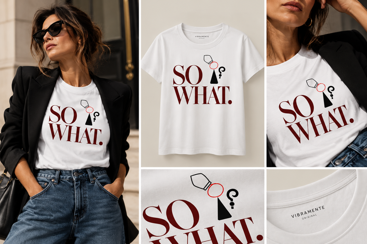 SO WHAT. – E quindi?