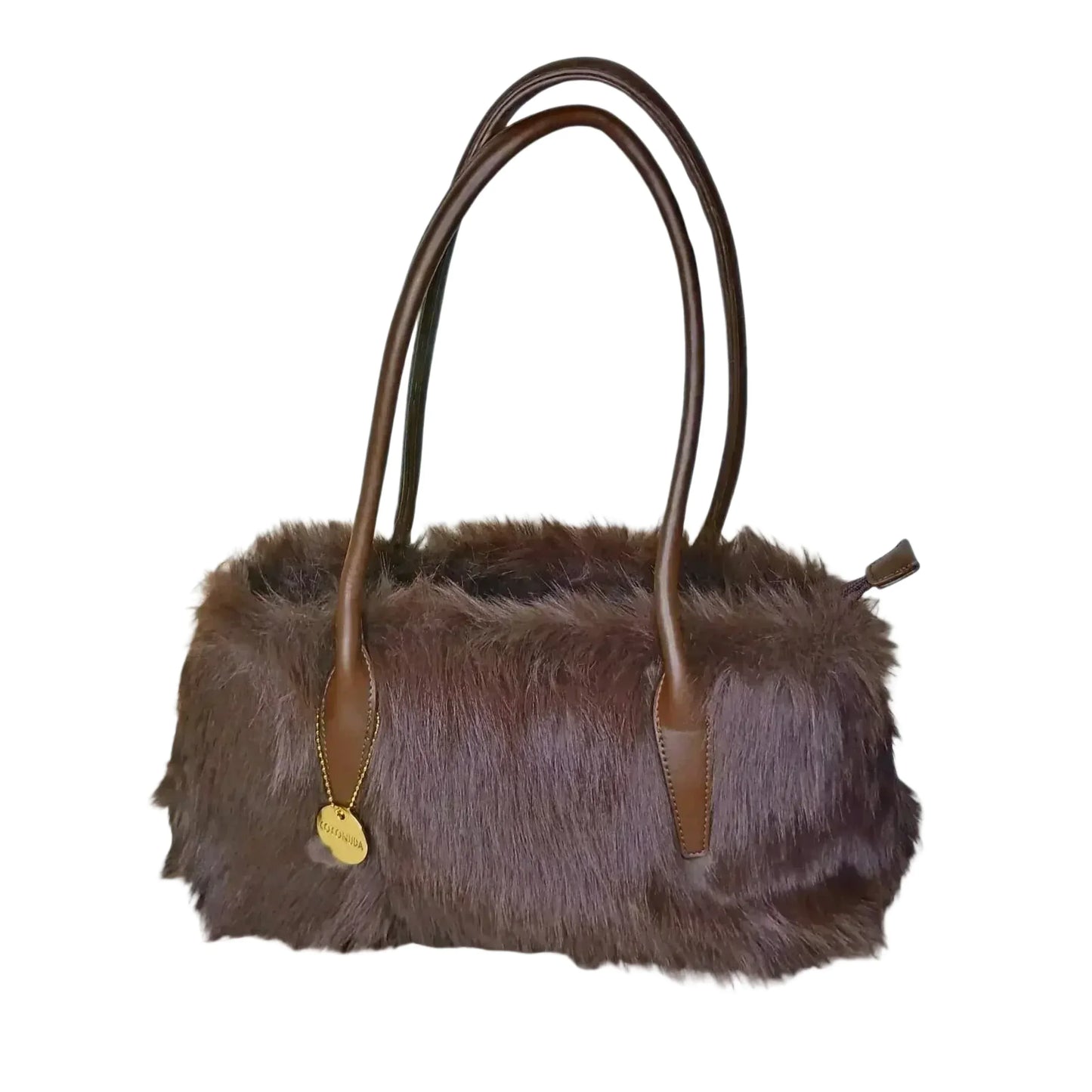 Fur Leather Handbag - MS-7158