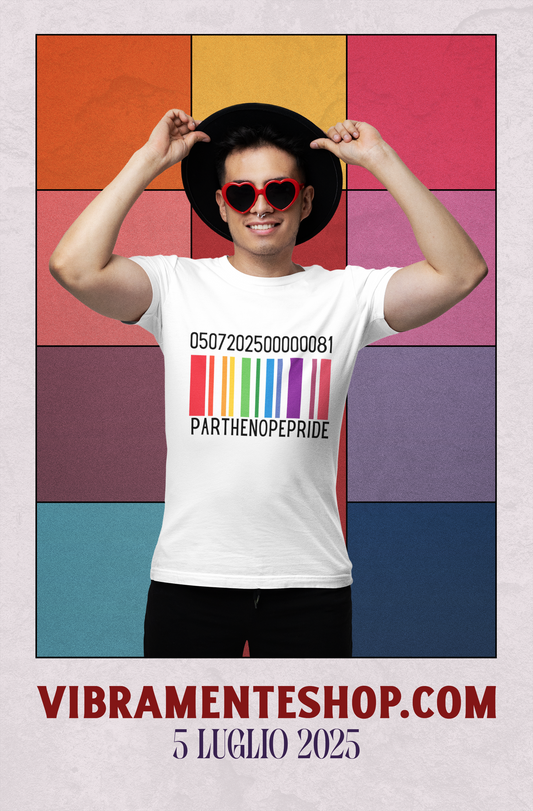 T-shirt “Codice Napoletano" unisex Pride Napoli 2025