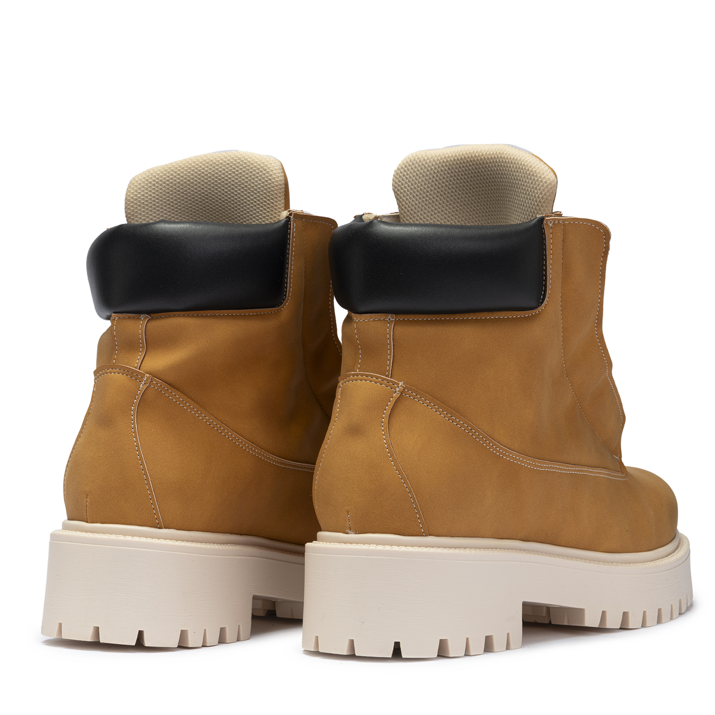 Boot in pelle Beige