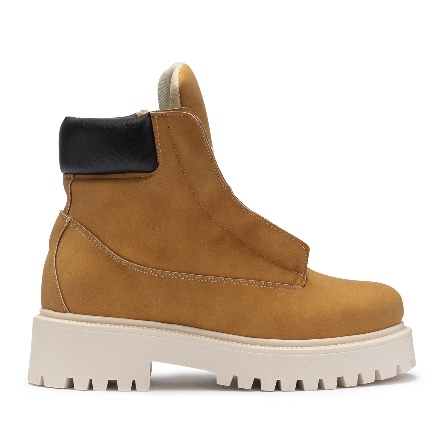 Boot in pelle Beige