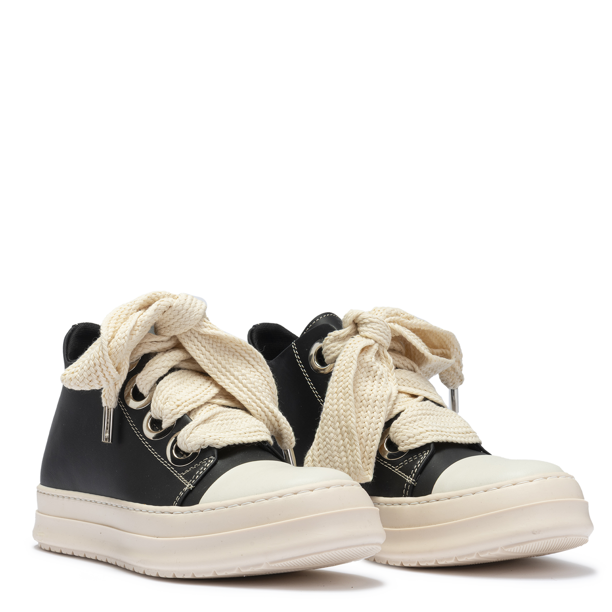 Sneakers Leather Low Maxi Lace
