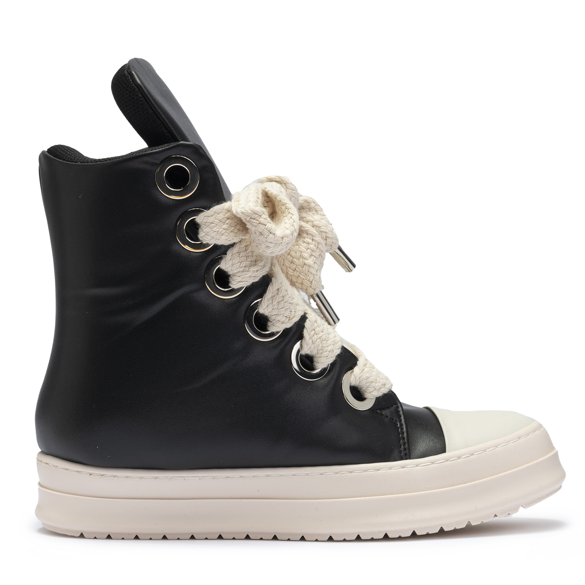 Sneakers in Pelle con imbottitura alta