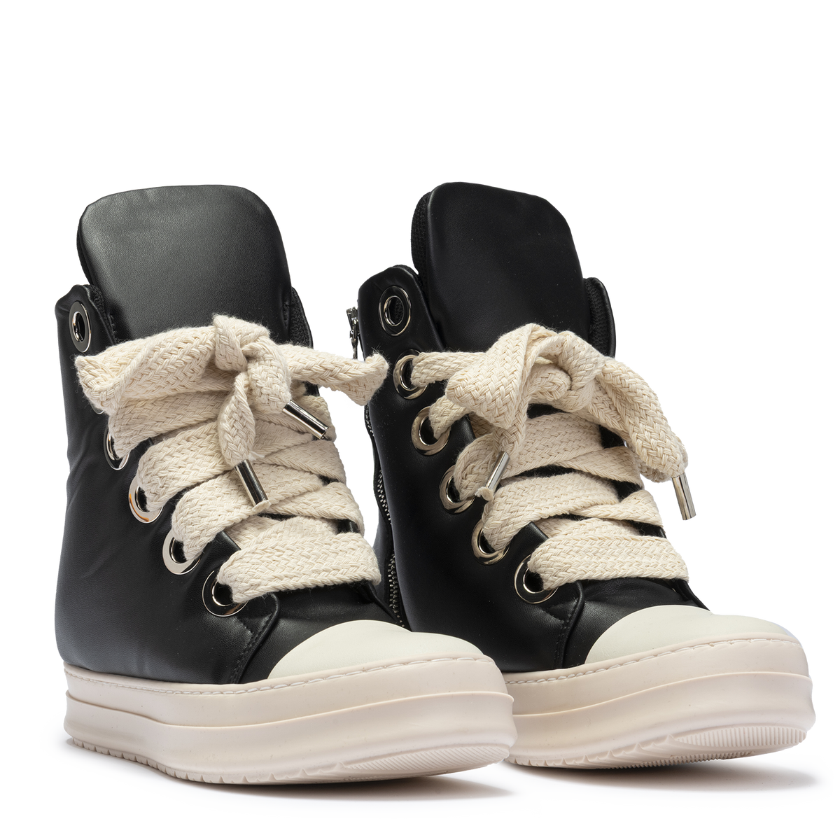 Sneakers in Pelle con imbottitura alta