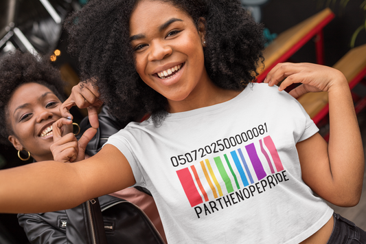 Crop top da donna Codice Napoletano Limited Edition Pride Napoli 2025
