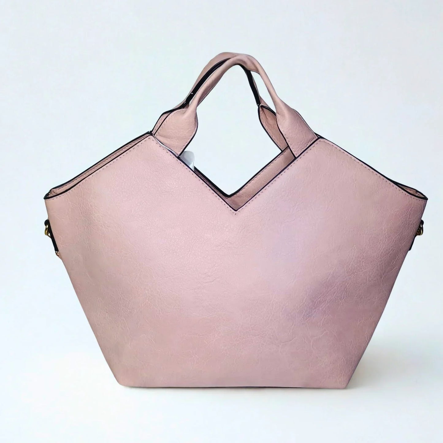 Faux Leather Tote Bag - MS-0625