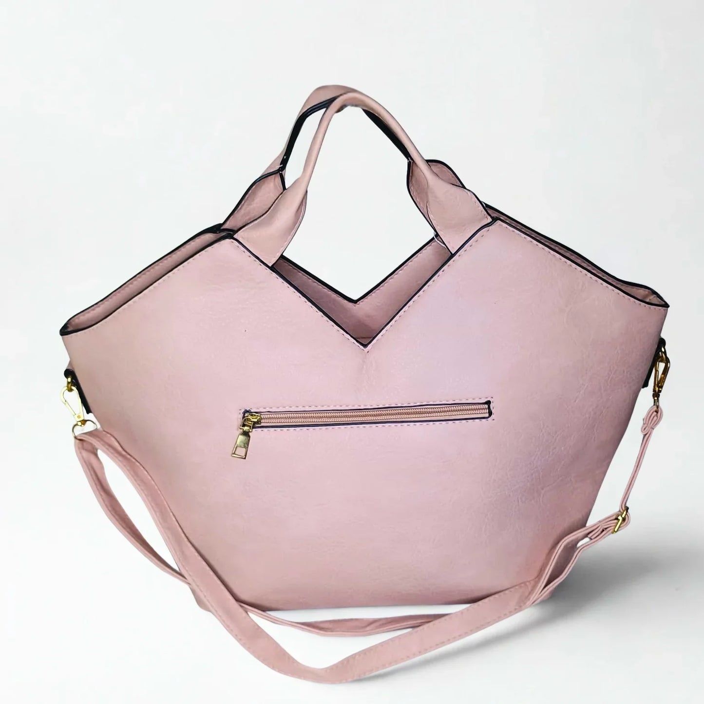 Faux Leather Tote Bag - MS-0625