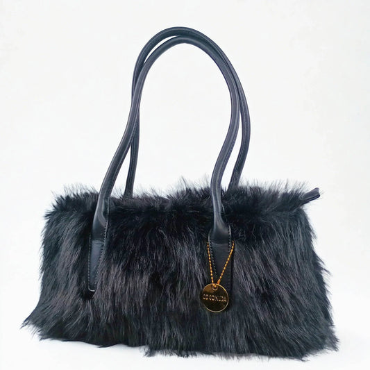 Fur Leather Handbag - MS-7158