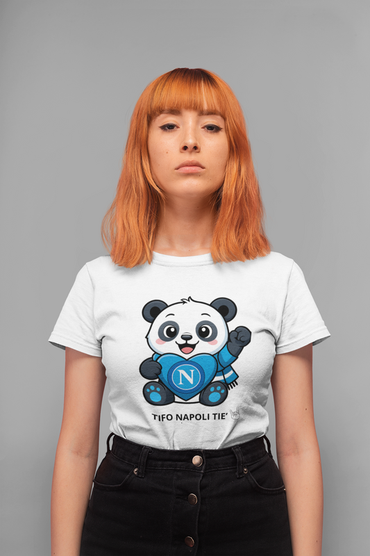T-SHIRT UNISEX PANDA TIFO NAPOLI